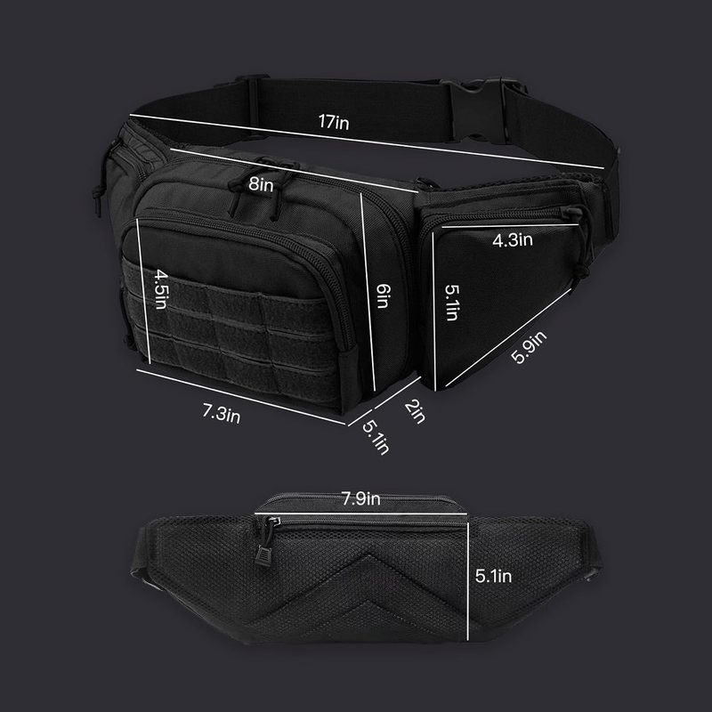 600D Oxford Multi-Pocket Waist - огляд і ціна Fishing Belt