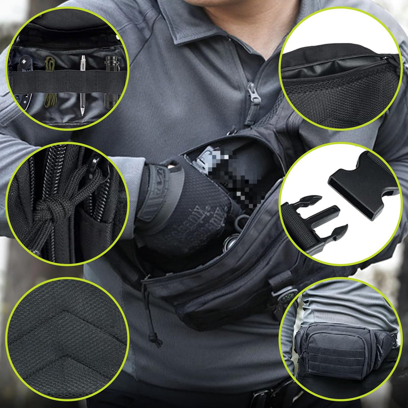 600D Oxford Multi-Pocket Waist - огляд і ціна Fishing Belt